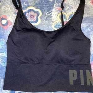 Size large high intensity pink sports bra NEW